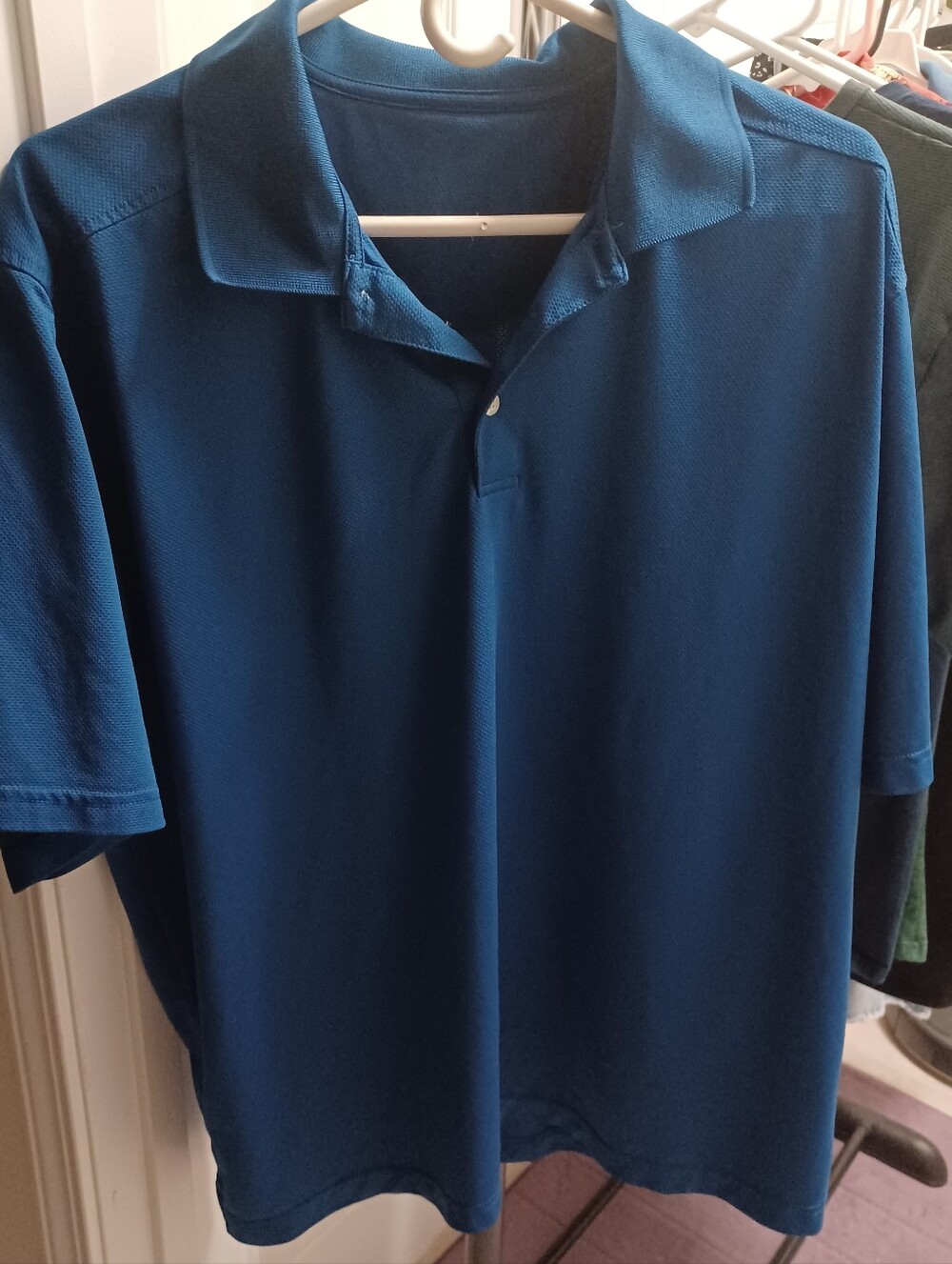 × Men's Blue Polo Shirt Size XL - Picture 2 of 7